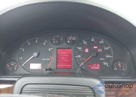 2000 Audi A4 2.8 из США, поврежденный, VIN WAUDH28D6YA085653